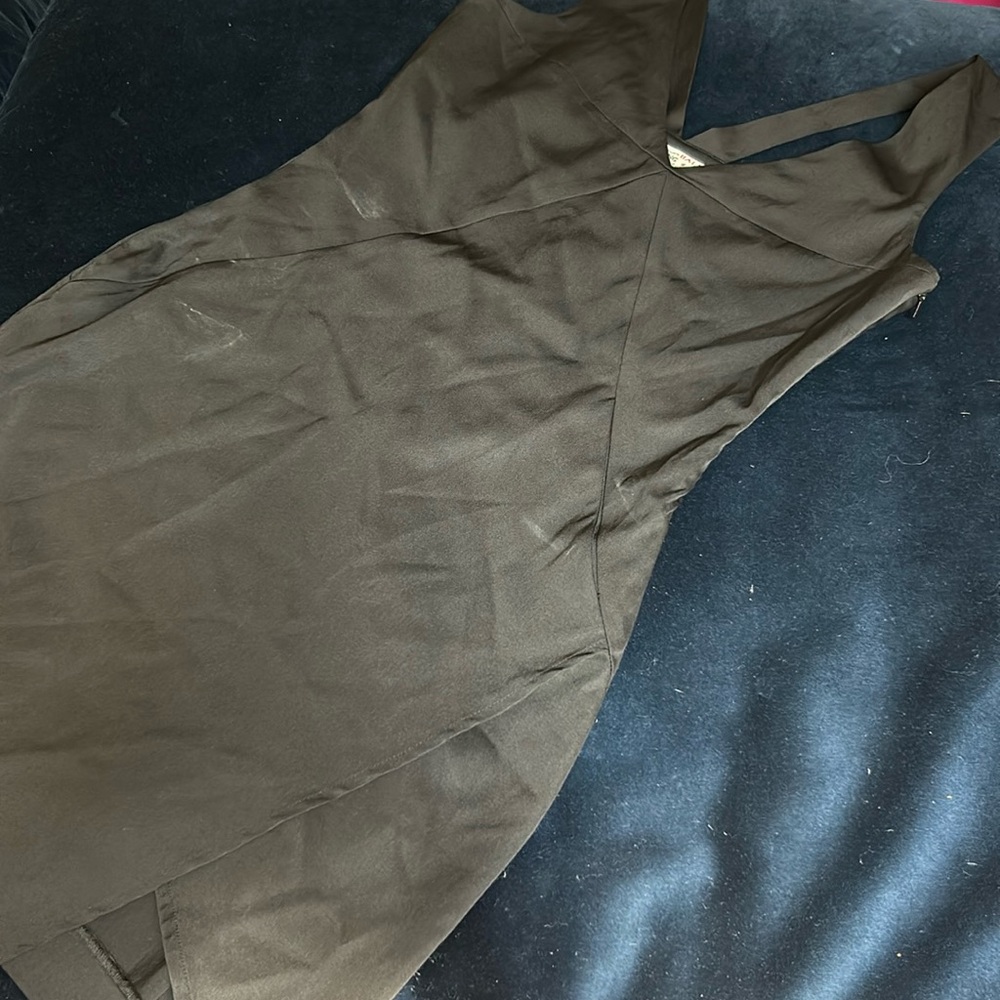 Shipley & Halmos Black Silk Blend Mini Cocktail Dress Size 0